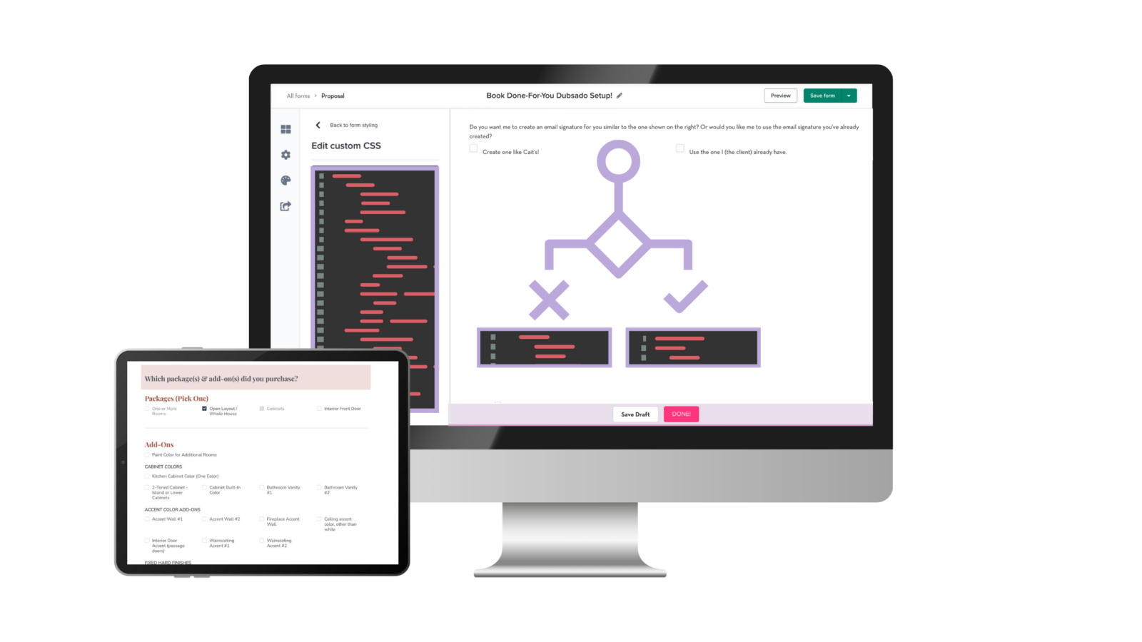 Dubsado Form Conditional Logic - Forms & Flows