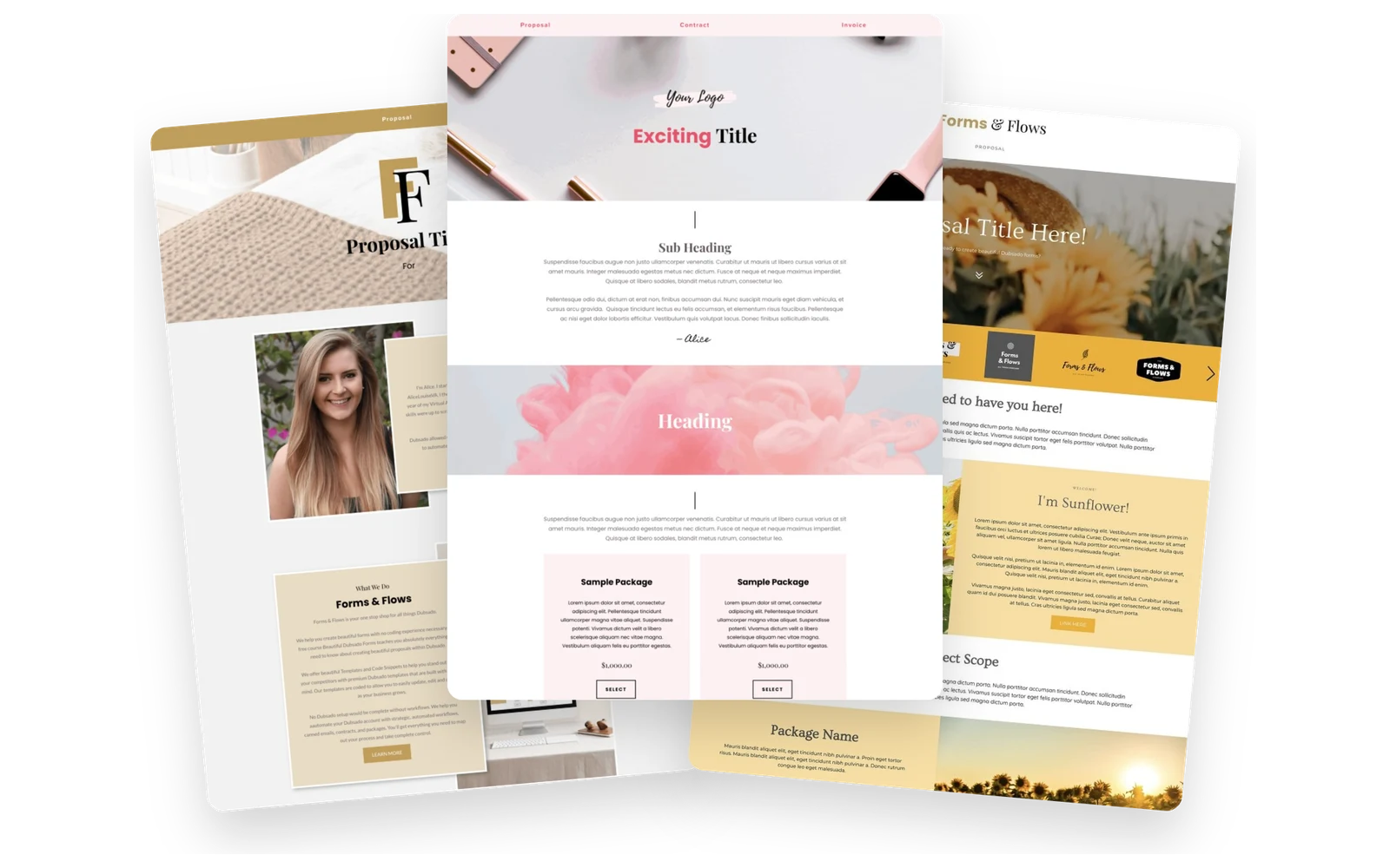 CSS Dubsado templates
