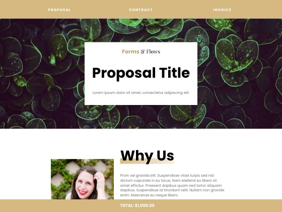 Fern: Dubsado Proposal Template