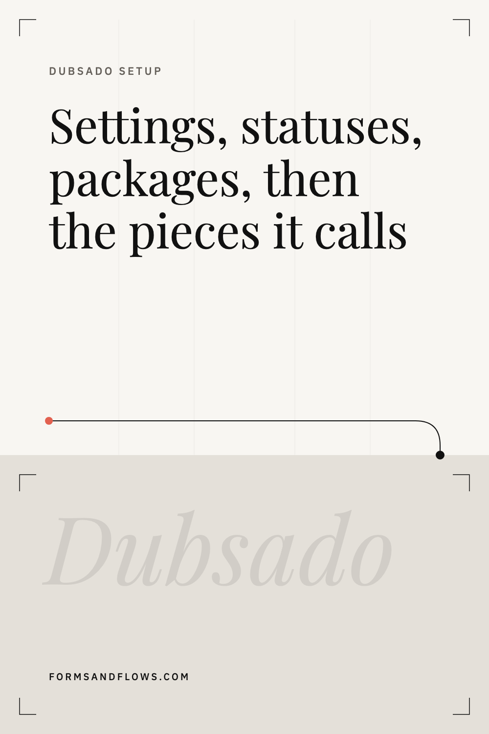 What to Set Up in Dubsado Before You Build a Single Workflow | Forms & Flows blog
