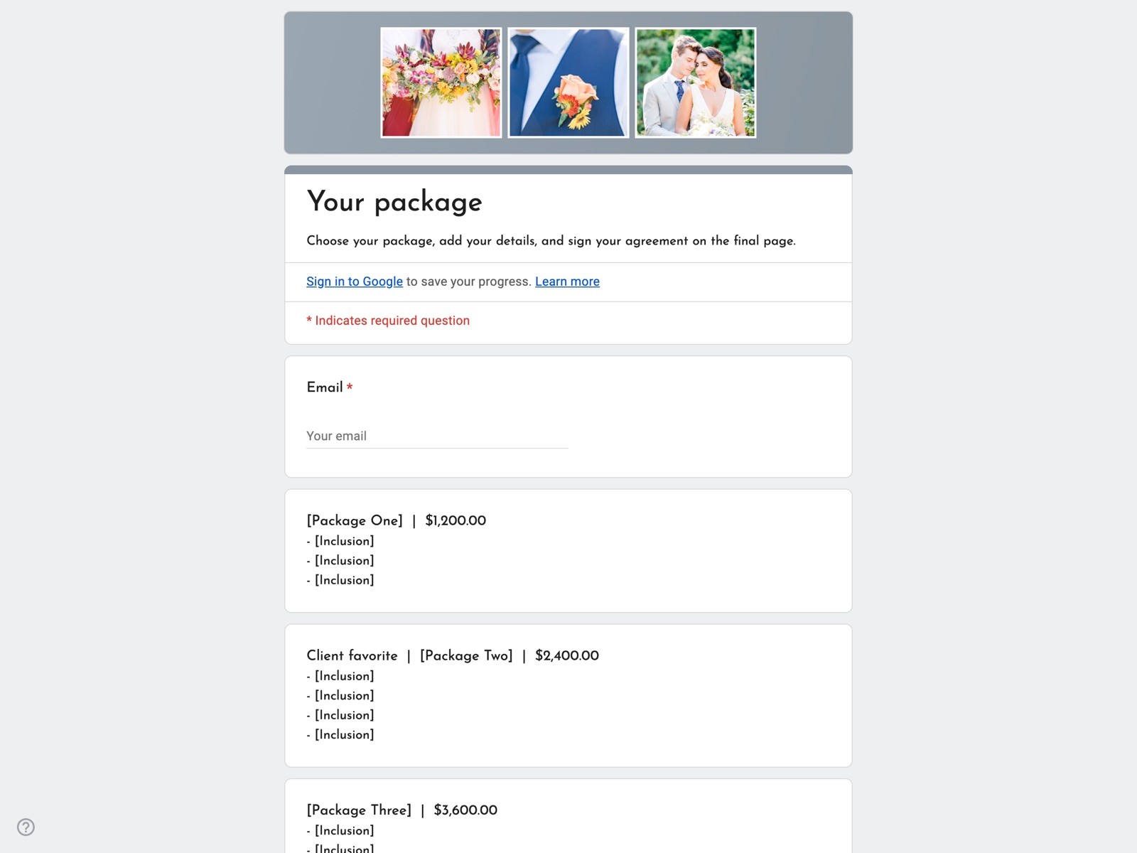 Hibiscus proposal form in Google Forms