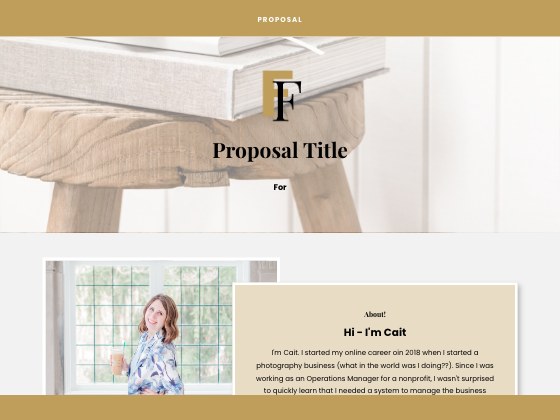 Juniper: Dubsado Proposal Template
