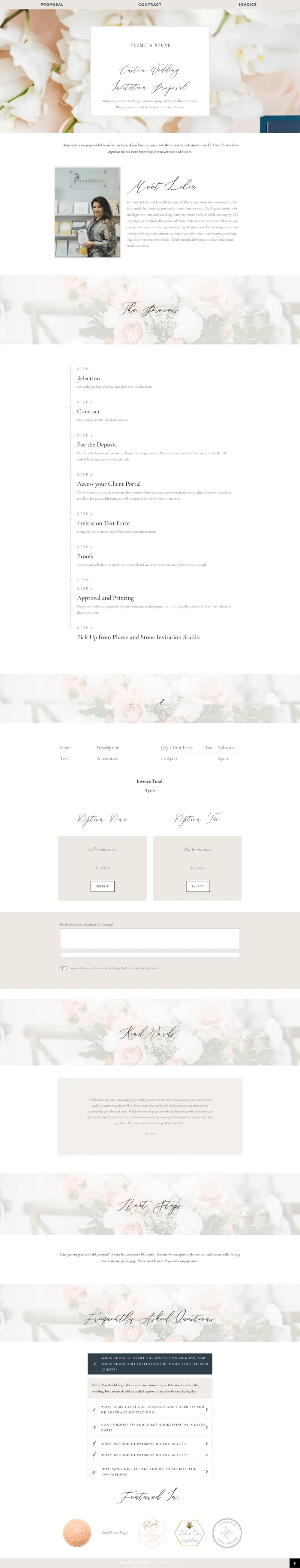 Peony, customized by a client