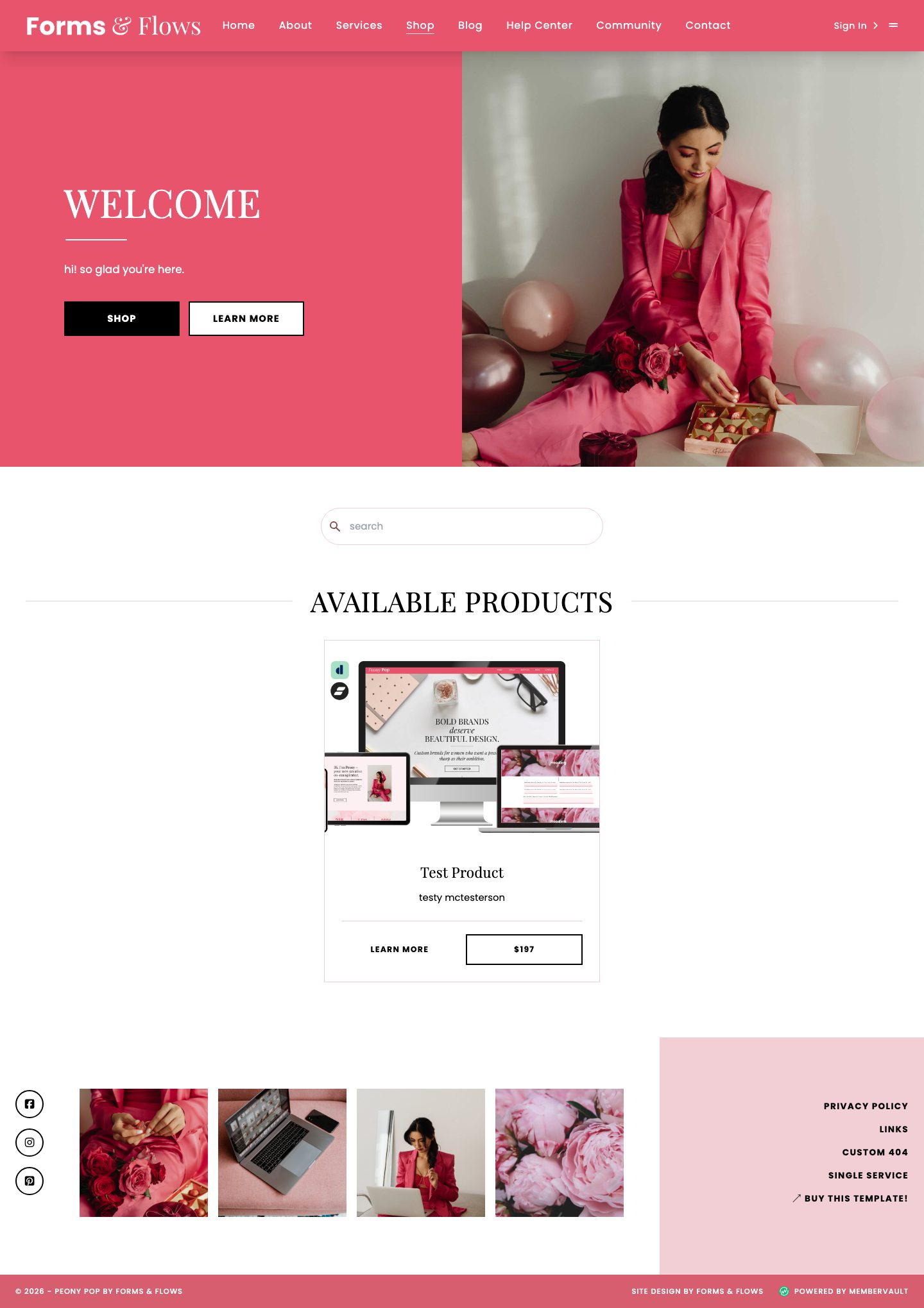 MemberVault templates