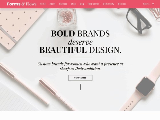 MemberVault Website Peony Template