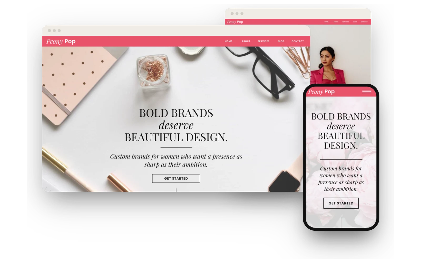 Showit templates by Forms & Flows