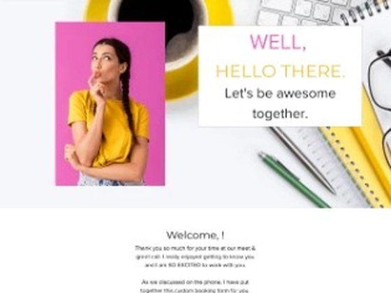 Zinnia: HoneyBook Smart File Template